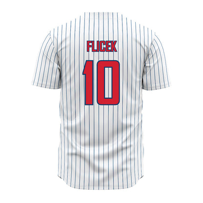 Radford - NCAA Baseball : Jacob Flicek - Pinstripe Jersey