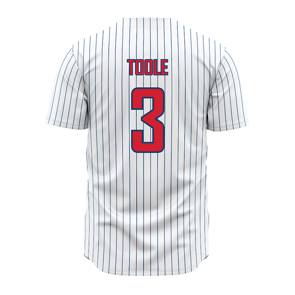 Radford - NCAA Baseball : Noah Toole - Pinstripe Jersey