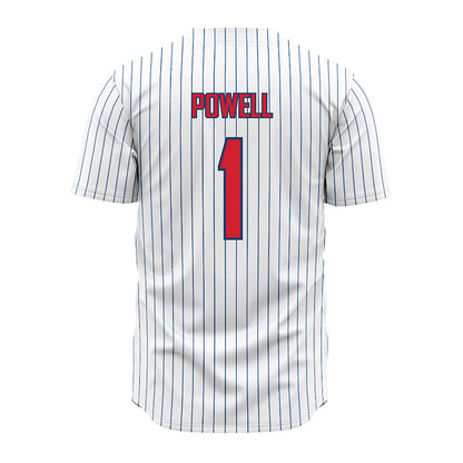 Radford - NCAA Baseball : Brady Powell - Pinstripe Jersey-1