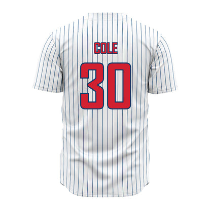 Radford - NCAA Baseball : Cameron Cole - Pinstripe Jersey-1