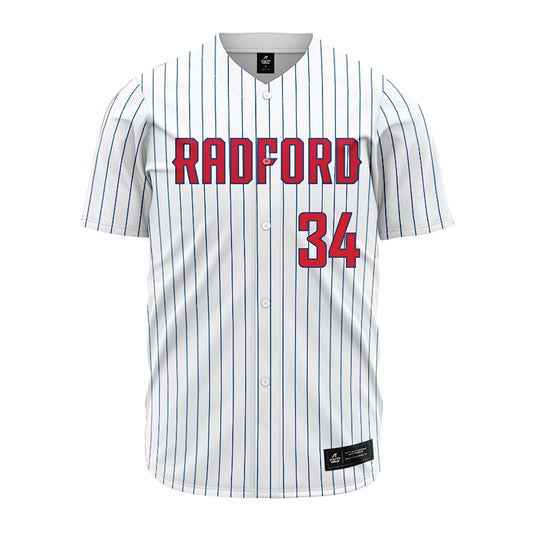 Radford - NCAA Baseball : Tyler Sparrer - Pinstripe Jersey-0