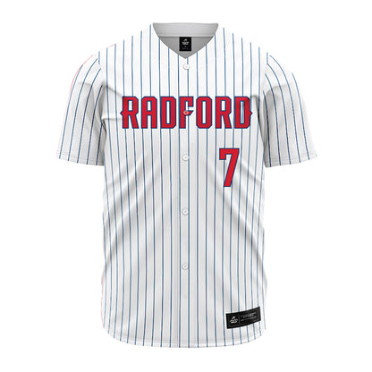 Radford - NCAA Baseball : Tyler Kehoe - Pinstripe Jersey-0
