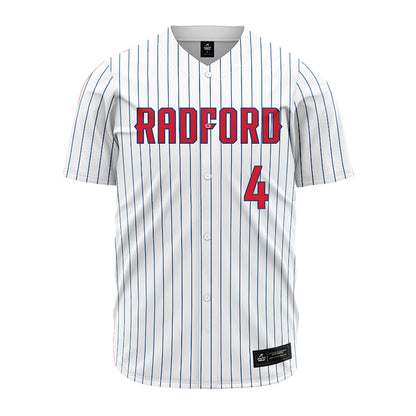 Radford - NCAA Baseball : Cody Bradt - Pinstripe Jersey