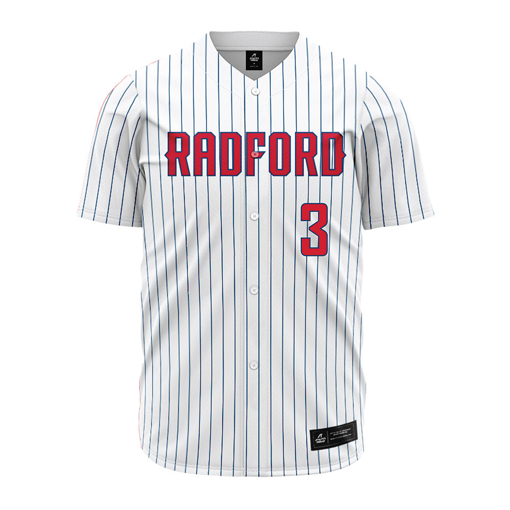 Radford - NCAA Baseball : Noah Toole - Pinstripe Jersey