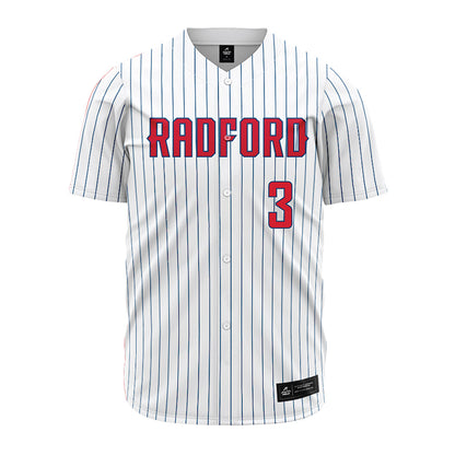 Radford - NCAA Baseball : Noah Toole - Pinstripe Jersey