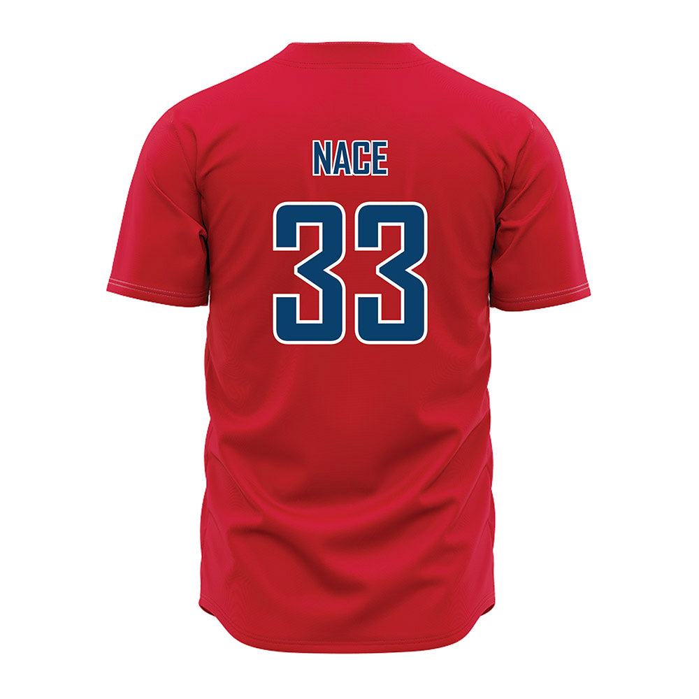 Radford - NCAA Baseball : Breckin Nace - Red Jersey-1