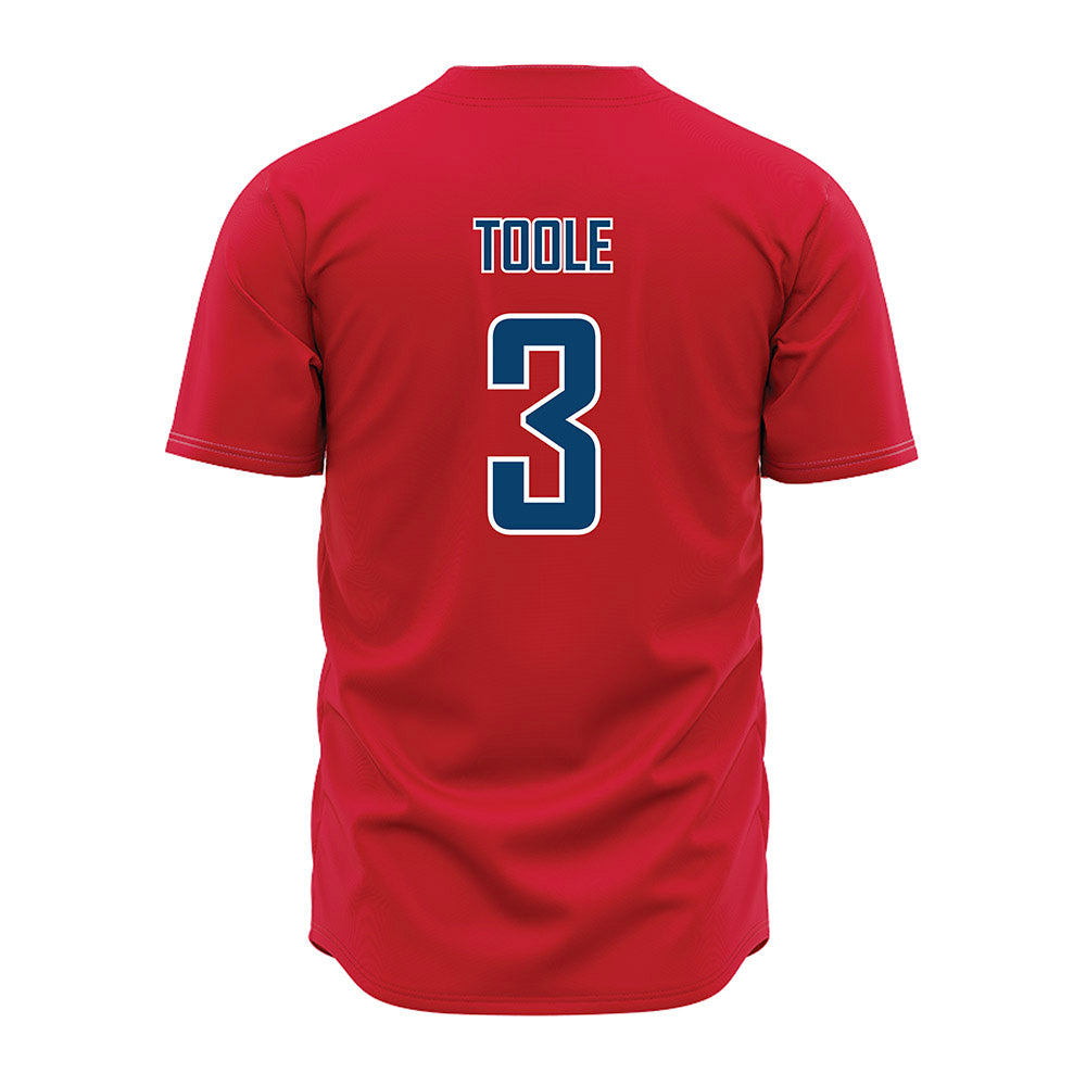 Radford - NCAA Baseball : Noah Toole - Red Jersey