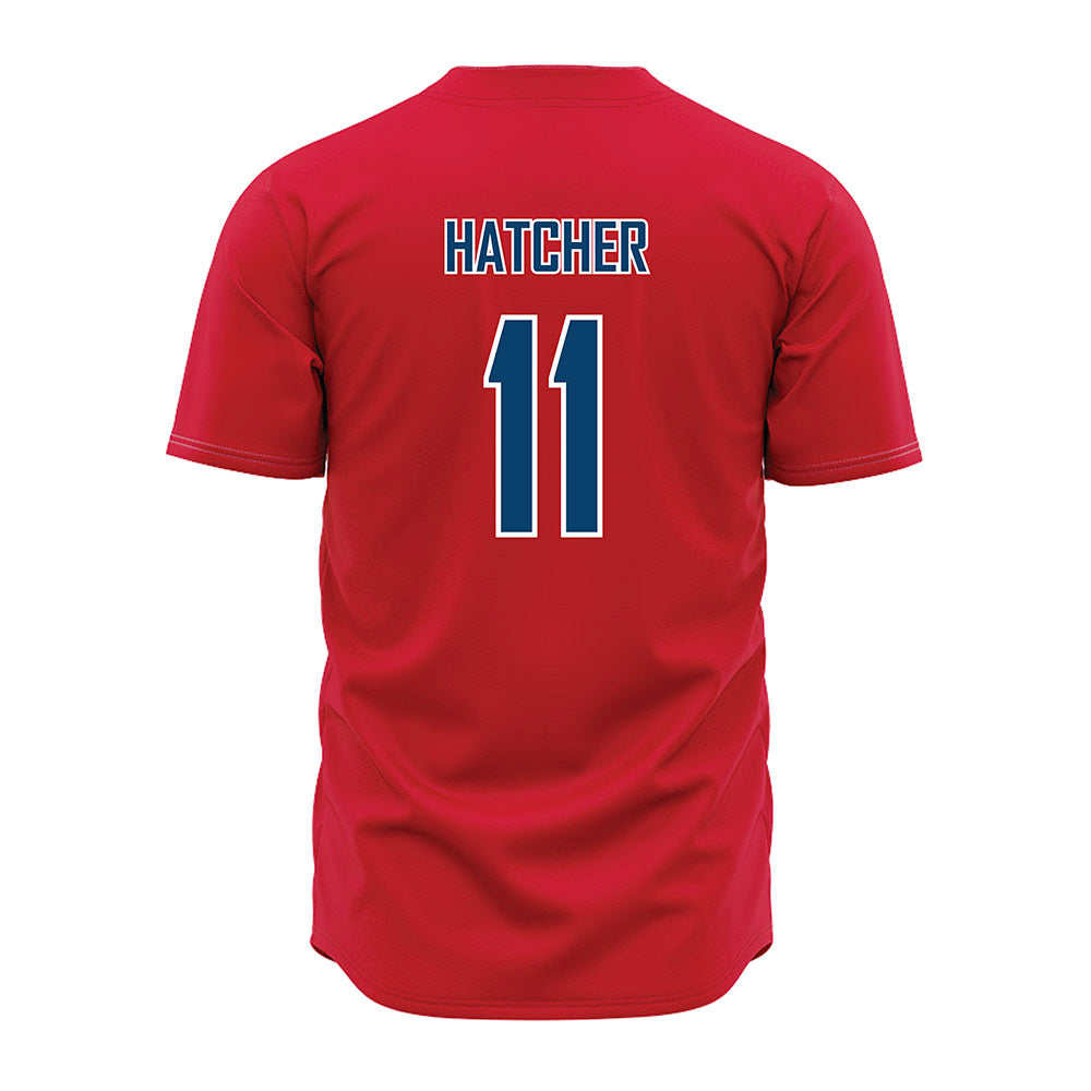 Radford - NCAA Baseball : Mason Hatcher - Red Jersey