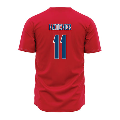 Radford - NCAA Baseball : Mason Hatcher - Red Jersey