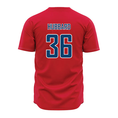 Radford - NCAA Baseball : Ian Hubbard - Red Jersey-1