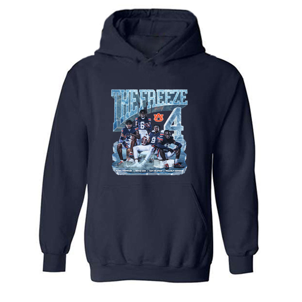 Auburn - NCAA Football : The Freeze 4 Team Collage Hooded Sweatshirt