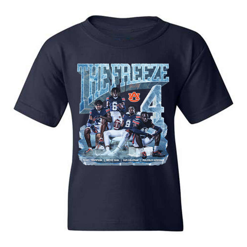 Auburn - NCAA Football : The Freeze 4 Team Collage Youth T-Shirt