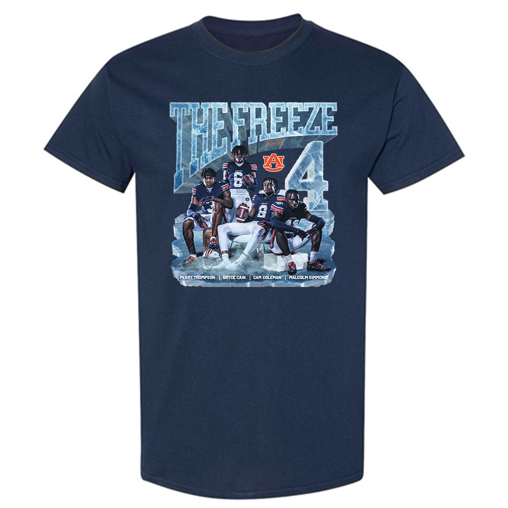 Auburn - NCAA Football : The Freeze 4 Team Collage T-Shirt