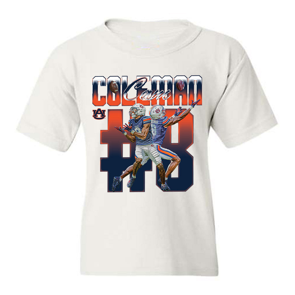 Auburn - NCAA Football : Cameron Coleman - Player Collage Youth T-Shirt