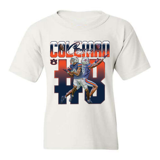 Auburn - NCAA Football : Cameron Coleman - Player Collage Youth T-Shirt