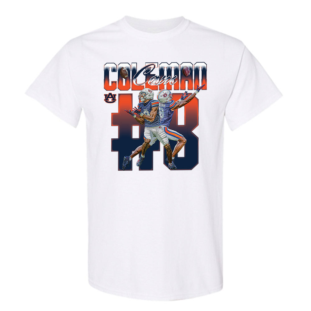 Auburn - NCAA Football : Cameron Coleman - Player Collage T-Shirt