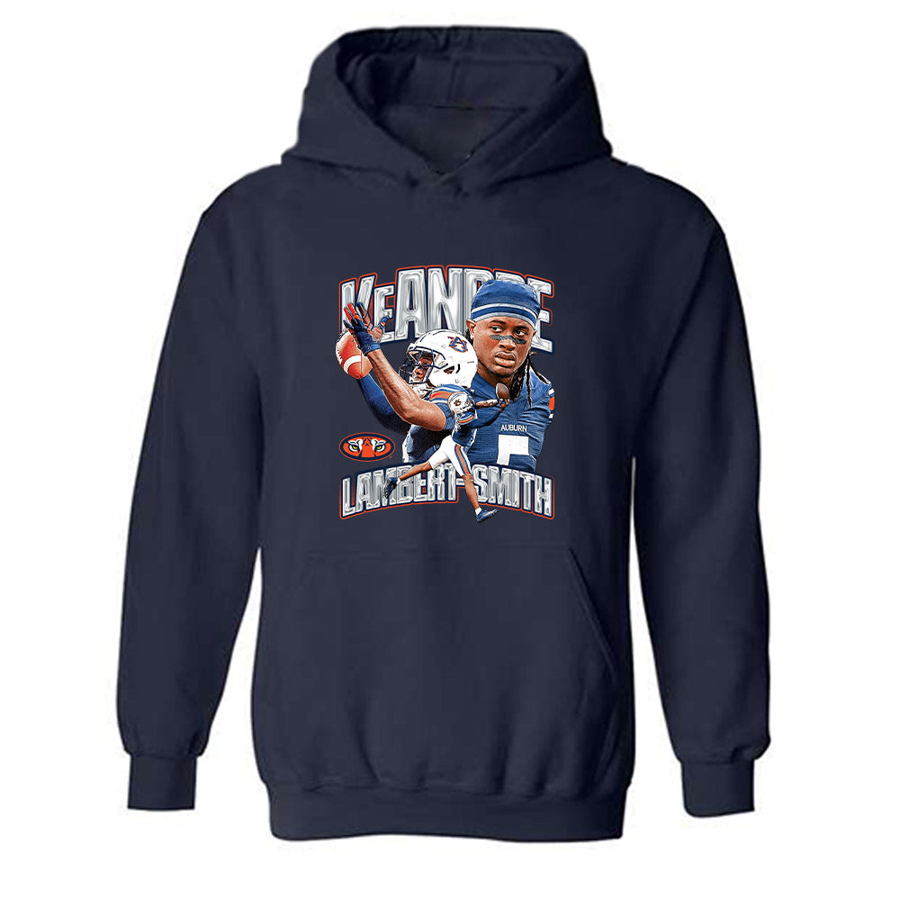 Auburn - NCAA Football : KeAndre Lambert-Smith - Player Collage Hooded Sweatshirt