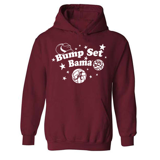 Alabama - Women's Volleyball Alumni : Brittany Thomas - Statement Shirt Hooded Sweatshirt