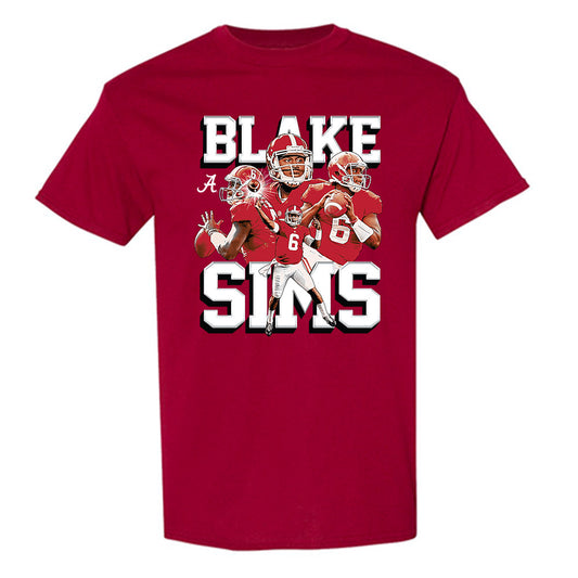 Alabama - Football Alumni : Blake Sims - Player Collage T-Shirt