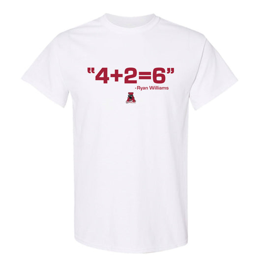 Alabama - NCAA Football : Ryan Williams -4+2 - T-Shirt