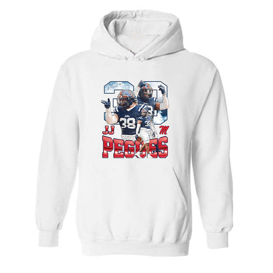 Ole Miss - NCAA Football : JJ Pegues - Player Collage Hooded Sweatshirt-0