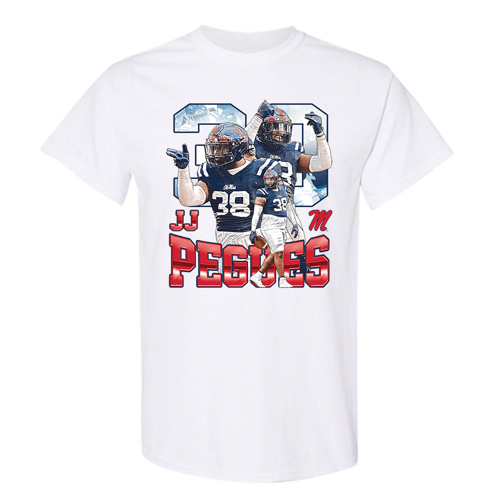 Ole Miss - NCAA Football : JJ Pegues - T-Shirt-0