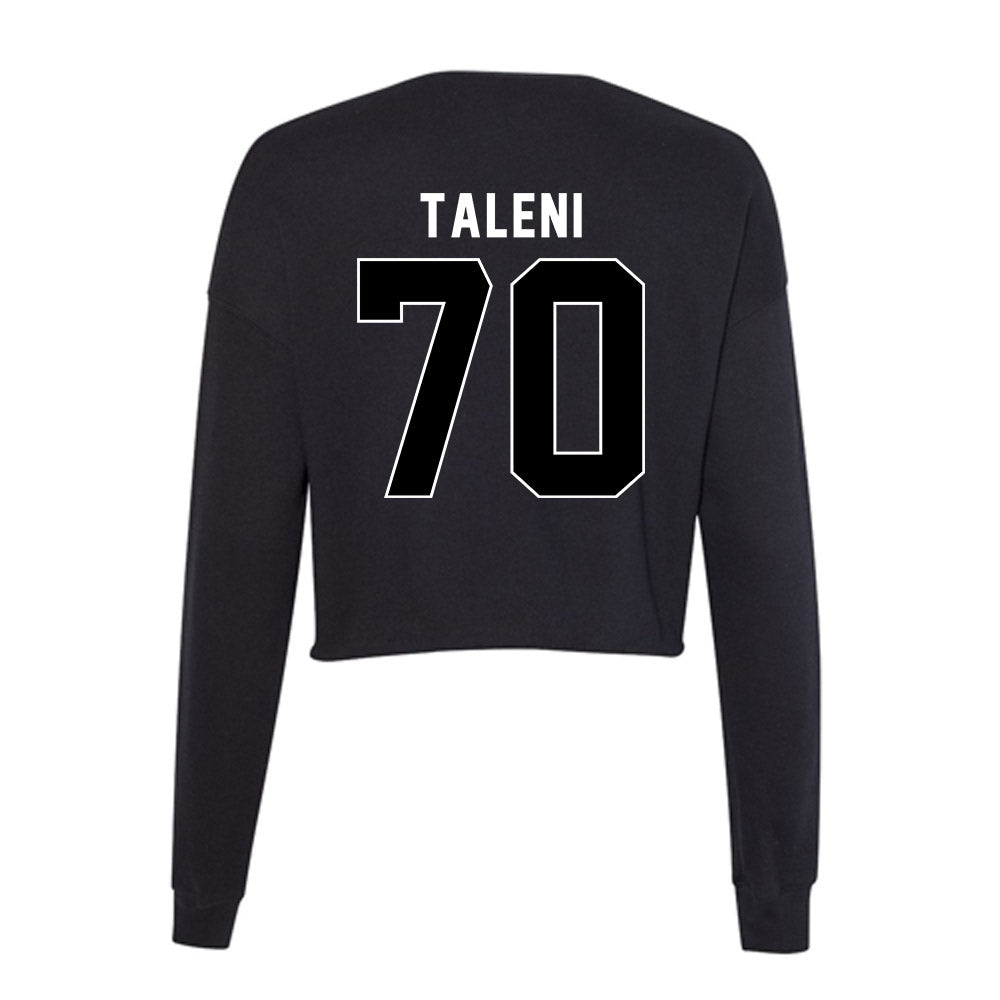 Utah - NCAA Football : Alma-Spencer Taleni - Women's Cropped Crew Fleece-1