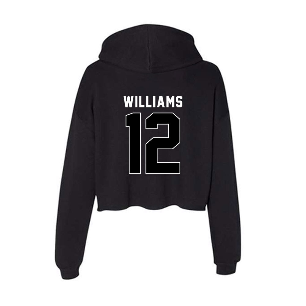 Utah - NCAA Football : Zacharyus Williams - Women's Crop Fleece Hoodie-1