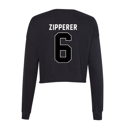 Utah - NCAA Football : Daidren Zipperer - Women's Cropped Crew Fleece-1