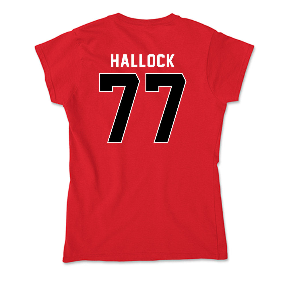 Utah - NCAA Football : Nick Hallock - Soft Style Women’s T-Shirt-1
