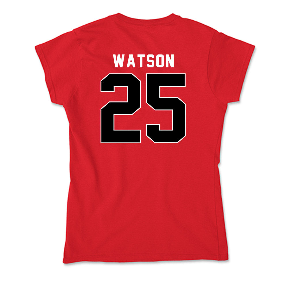 Utah - NCAA Baseball : David Watson - Soft Style Women’s T-Shirt-1