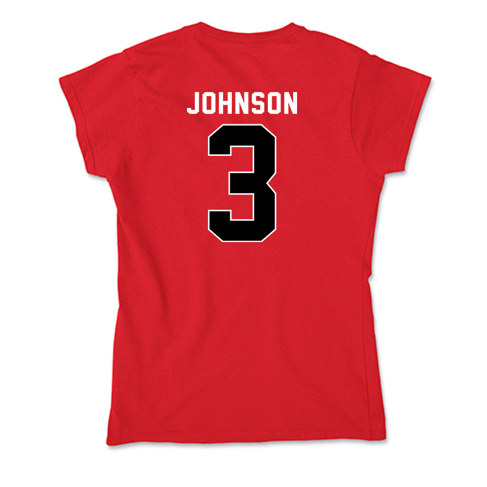 Utah - NCAA Football : Nate Johnson - Soft Style Women’s T-Shirt-1