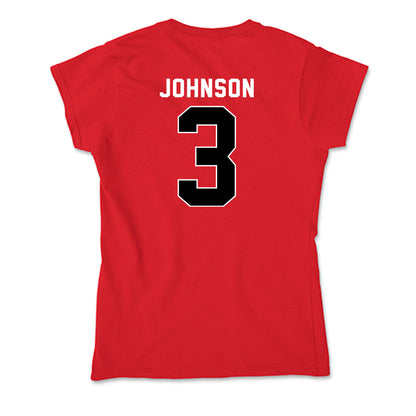 Utah - NCAA Football : Nate Johnson - Soft Style Women’s T-Shirt-1
