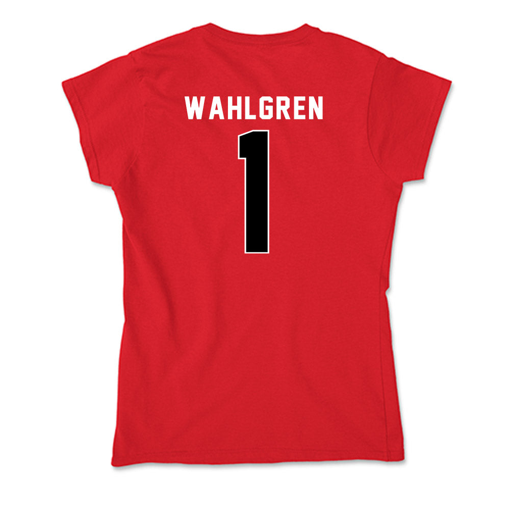 Utah - NCAA Women's Volleyball : Viktoria Wahlgren - Soft Style Women’s T-Shirt-1