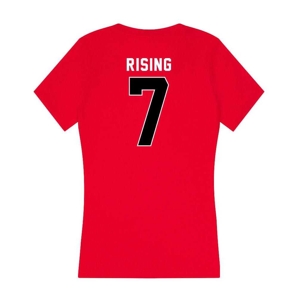 Utah - NCAA Football : Cameron Rising - Women's V-Neck T-Shirt-1