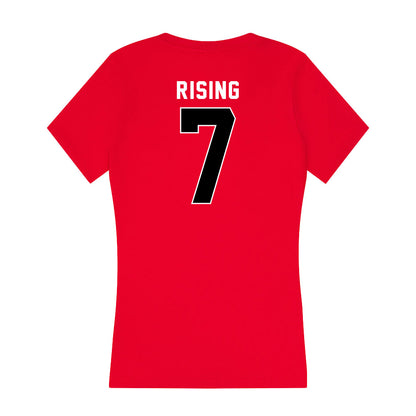 Utah - NCAA Football : Cameron Rising - Women's V-Neck T-Shirt-1