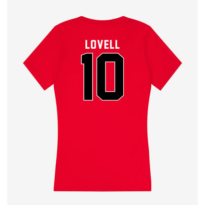 Utah - NCAA Women's Soccer : Londyn Lovell - Women's V-Neck T-Shirt-1