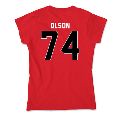Utah - NCAA Football : Keith Olson - Soft Style Women’s T-Shirt-1