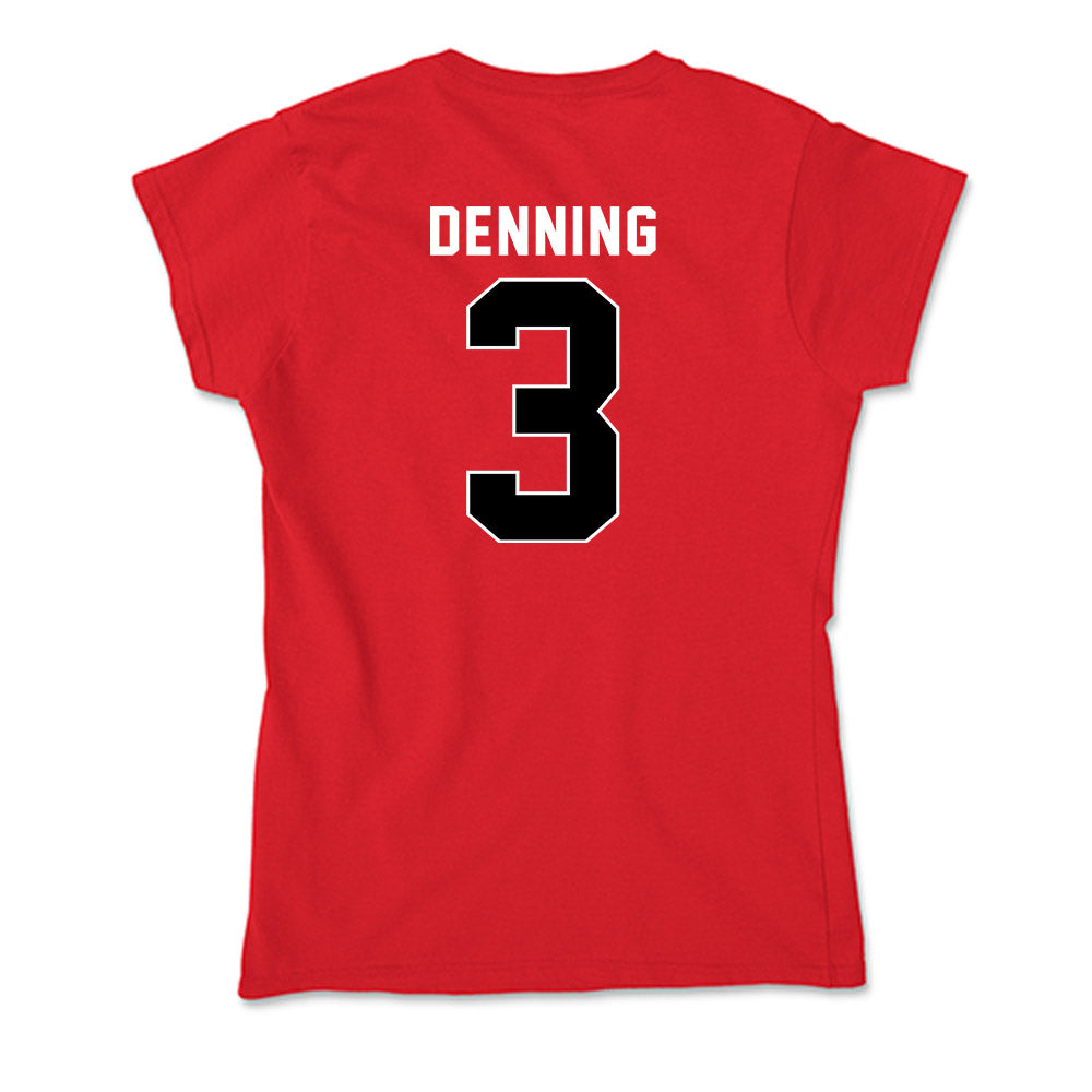 Utah - NCAA Softball : Haley Denning - Soft Style Women’s T-Shirt-1