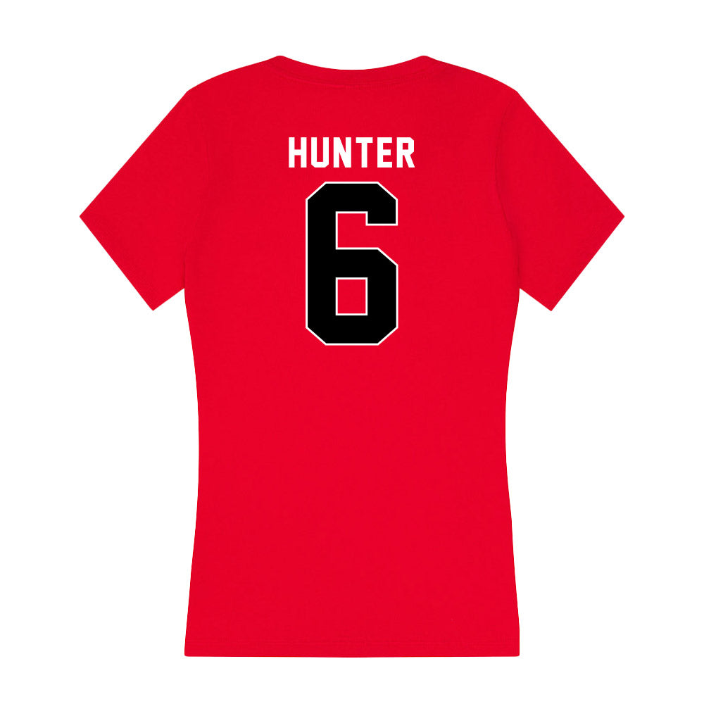 Utah - NCAA Football : Sammie Hunter - Women's V-Neck T-Shirt-1