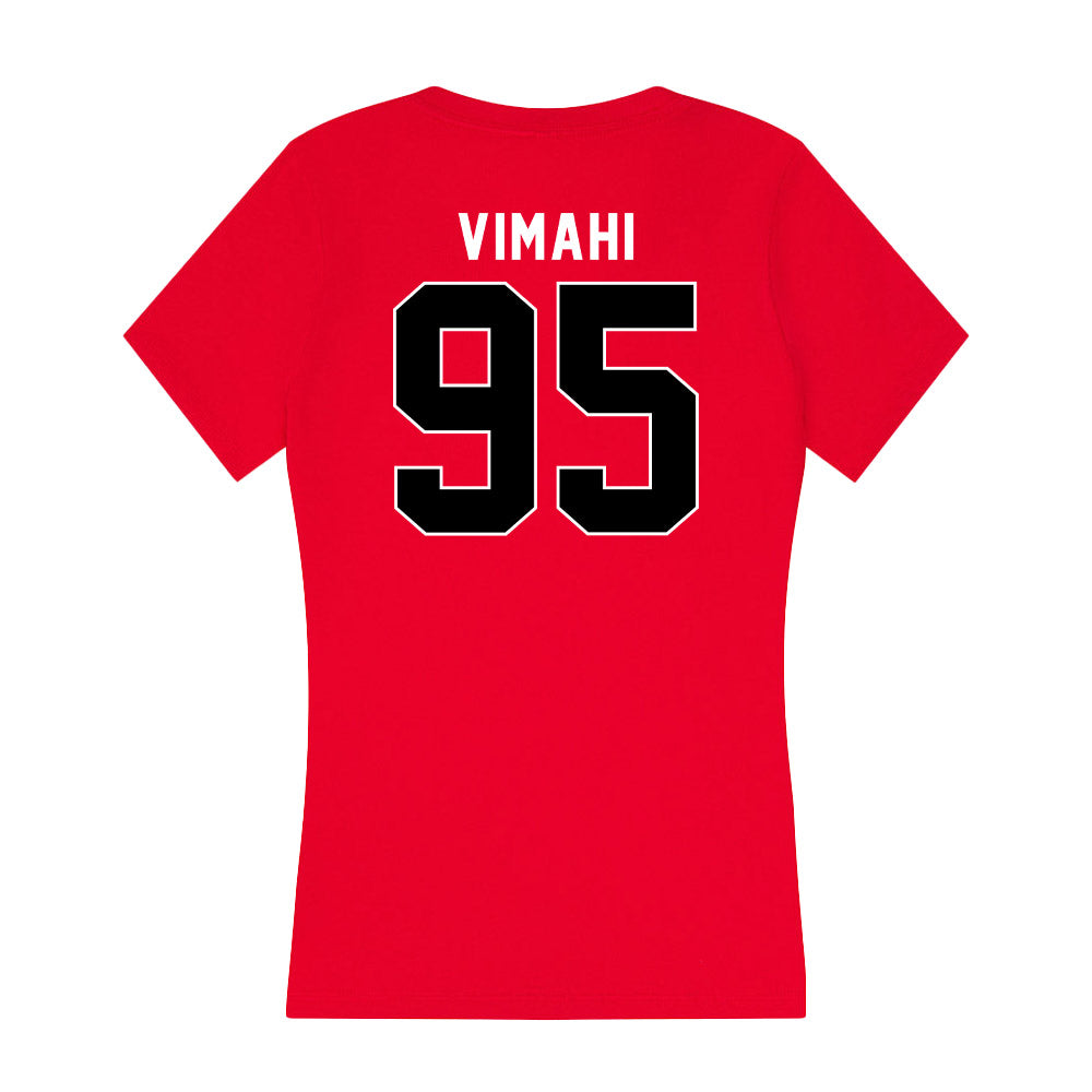 Utah - NCAA Football : Aliki Vimahi - Women's V-Neck T-Shirt-1