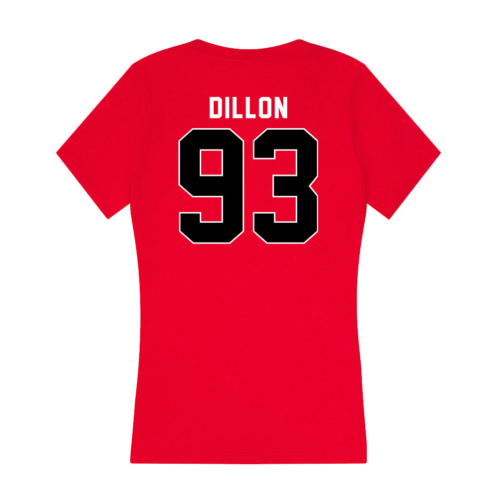 Utah - NCAA Football : Kash Dillon - Women's V-Neck T-Shirt-1