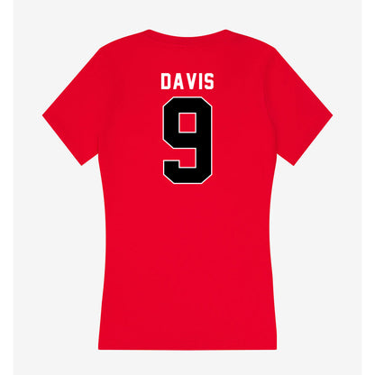 Utah - NCAA Football : Ryan Davis - Women's V-Neck T-Shirt-1