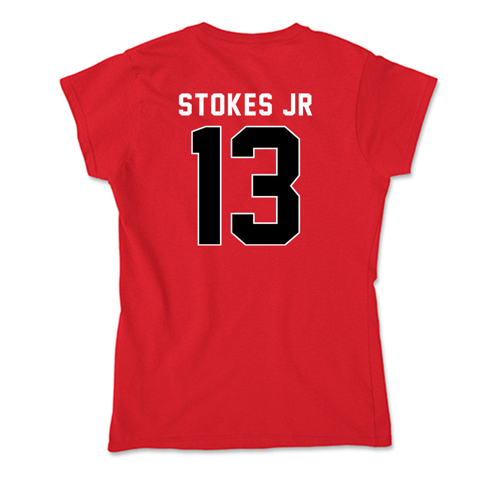 Utah - NCAA Football : Jason Stokes Jr - Soft Style Women’s T-Shirt-1