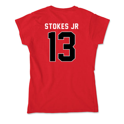 Utah - NCAA Football : Jason Stokes Jr - Soft Style Women’s T-Shirt-1