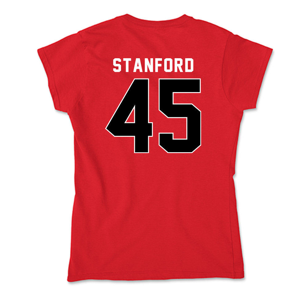 Utah - NCAA Baseball : Michael Alan Stanford - Soft Style Women’s T-Shirt-1