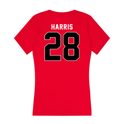 Utah - NCAA Baseball : Jaden Harris - Women's V-Neck T-Shirt-1