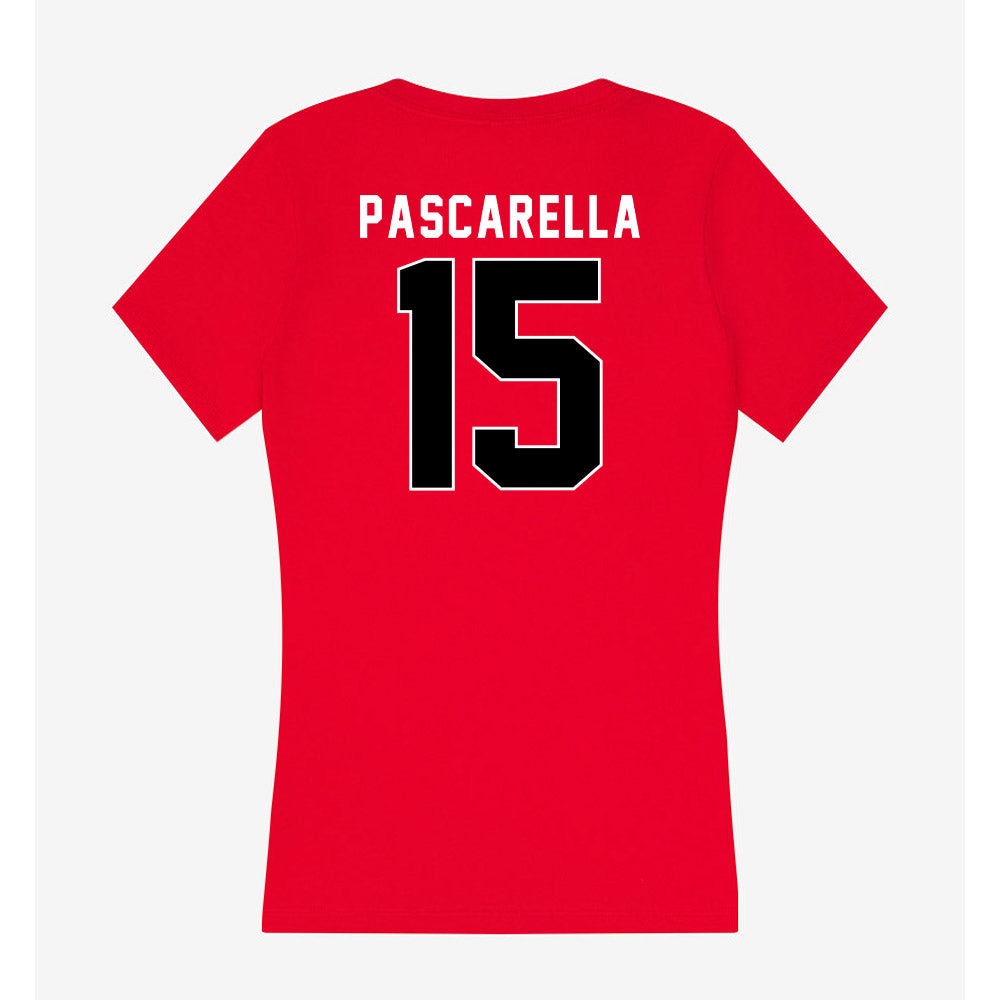 Utah - NCAA Men's Lacrosse : Marco Pascarella - Women's V-Neck T-Shirt-1