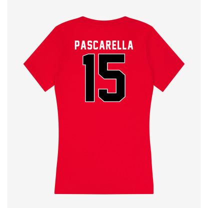 Utah - NCAA Men's Lacrosse : Marco Pascarella - Women's V-Neck T-Shirt-1