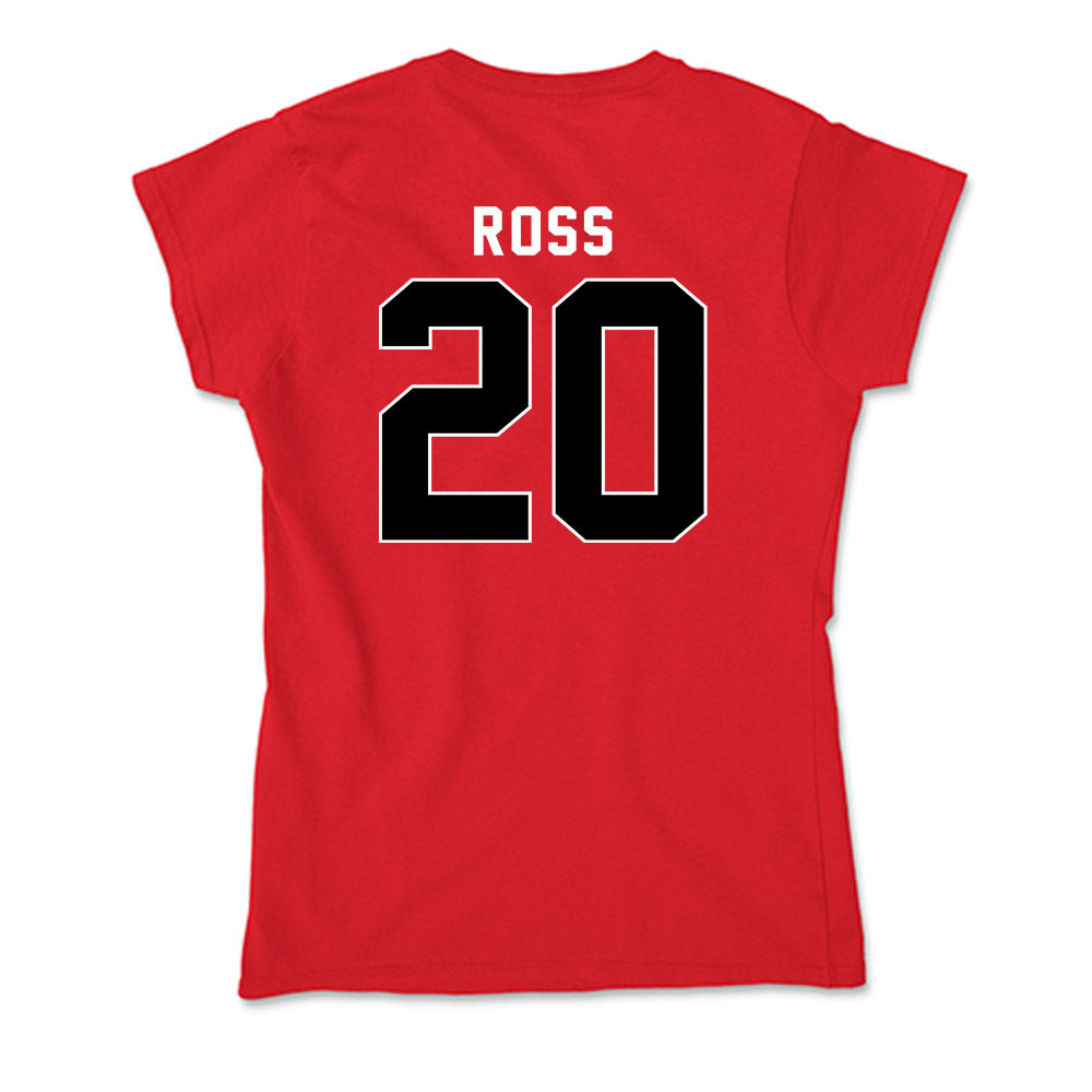 Utah - NCAA Women's Basketball : Reese Ross - Soft Style Women’s T-Shirt-1